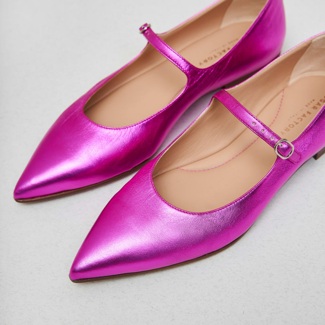 Блестящие розовые балетки - Image 3 of 6