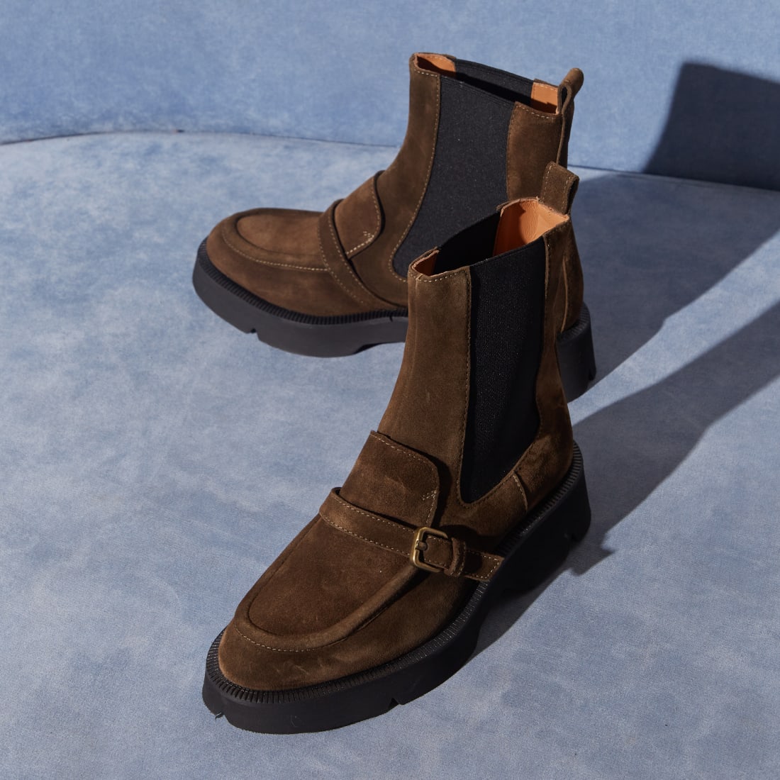 Коричневые замшевые челси - Image 5 of 5