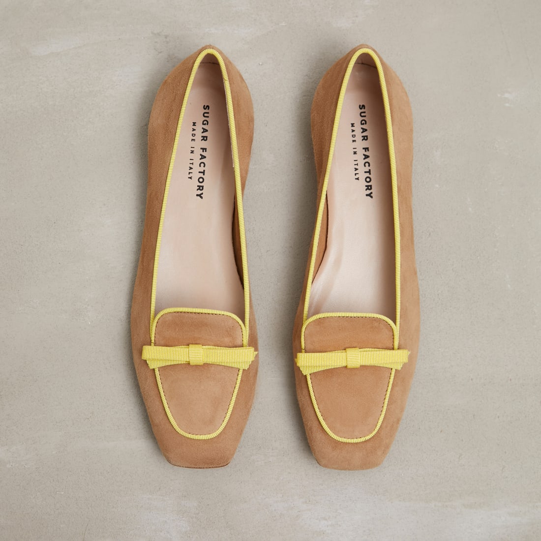 Песочные замшевые лоферы - Image 2 of 5