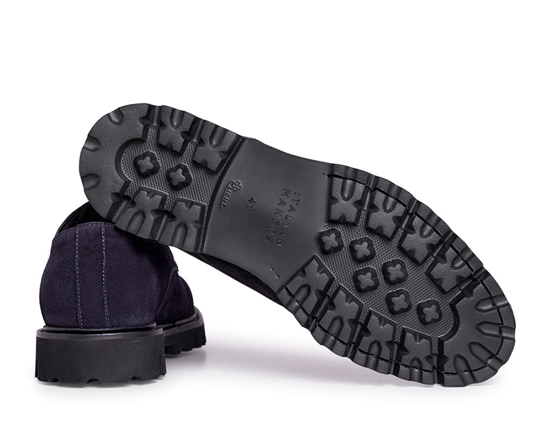 Мужские утепленные темно-синие дерби - Image 4 of 4