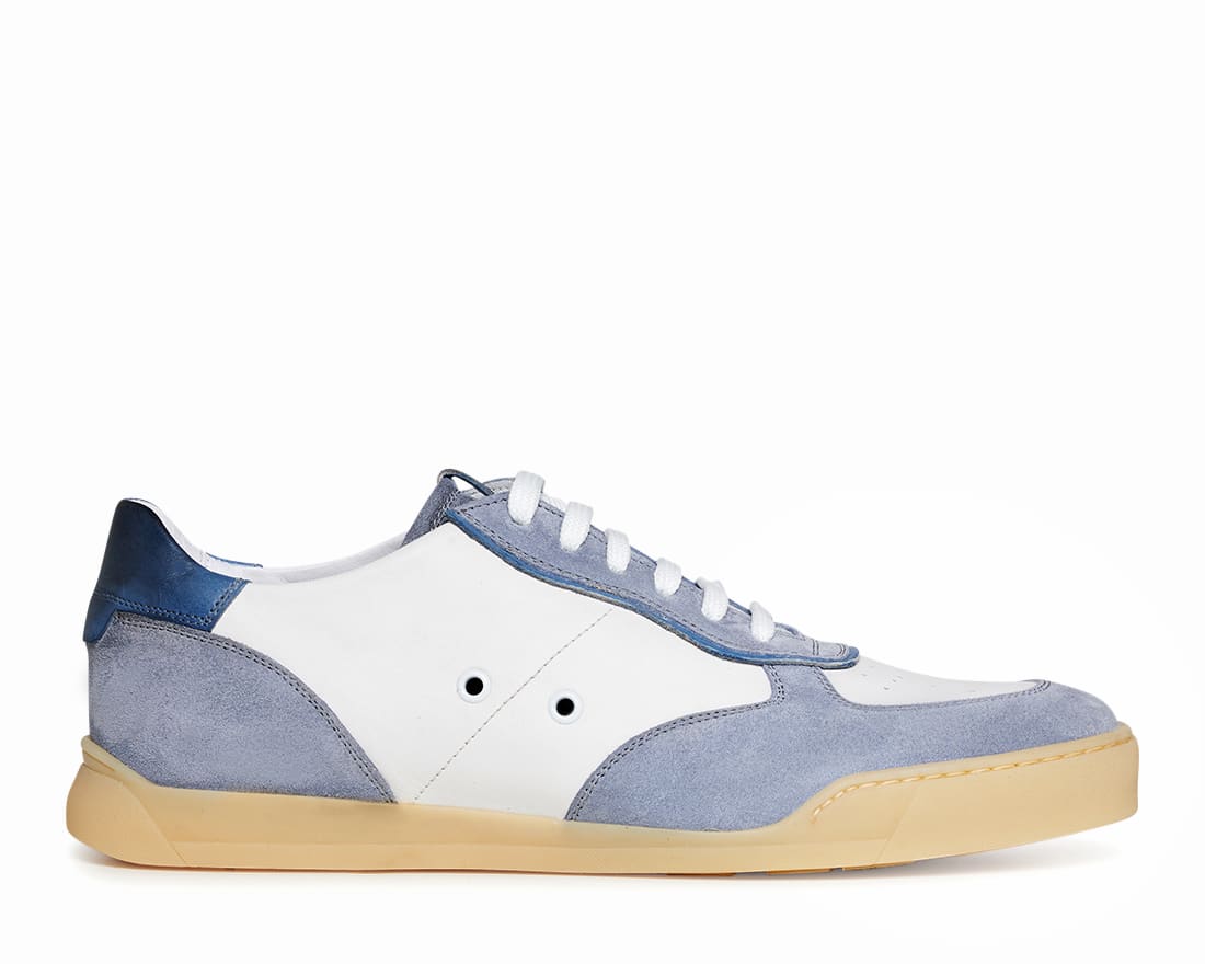 Мужские белые кожаные кеды - Image 1 of 4