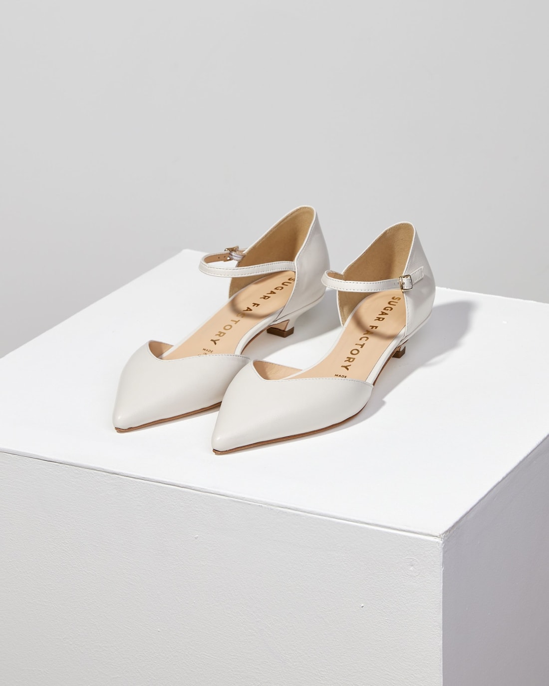 Белые кожаные туфли - Image 3 of 6