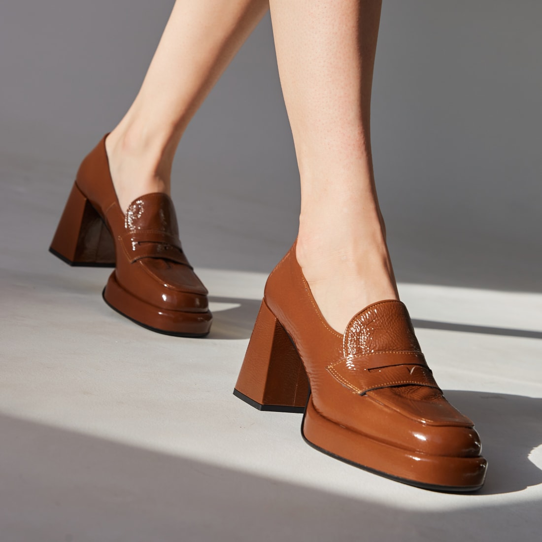 Медно-коричневые кожаные туфли - Image 5 of 5