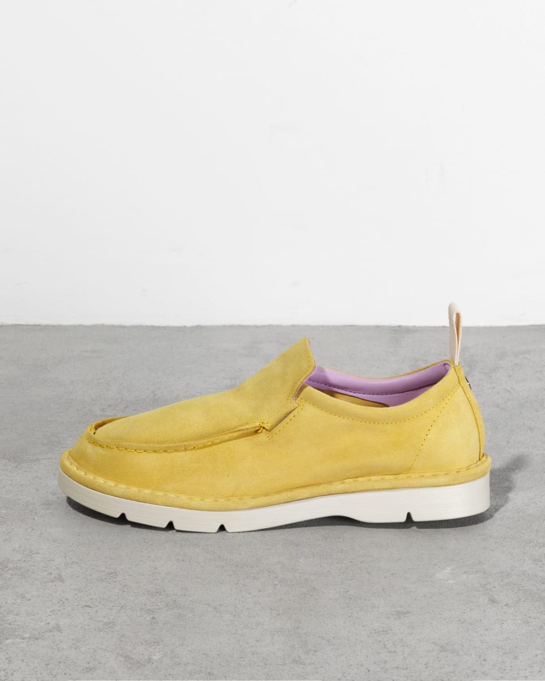 Желтые замшевые мокасины - Main image