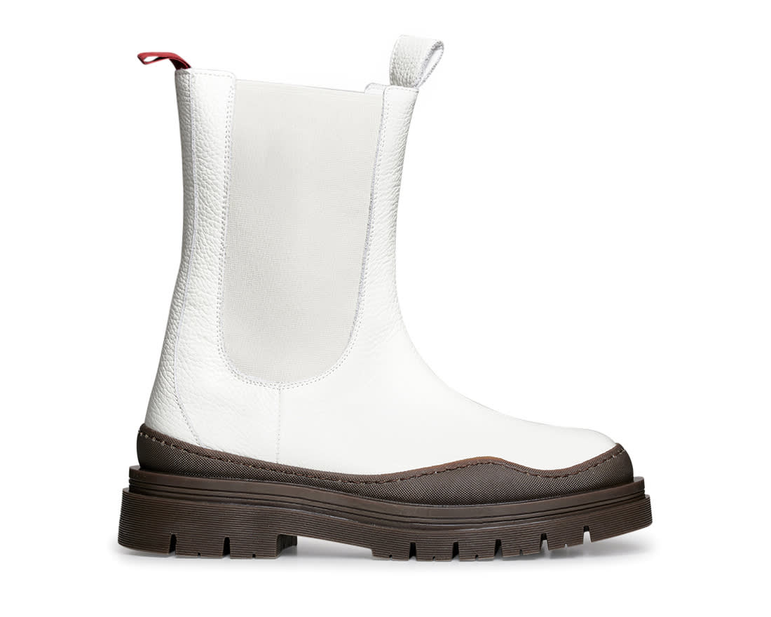 Белые кожаные челси - Image 1 of 4