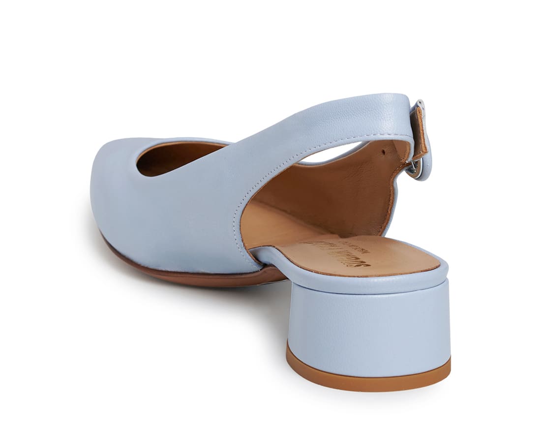 Голубые кожаные туфли - Image 3 of 5