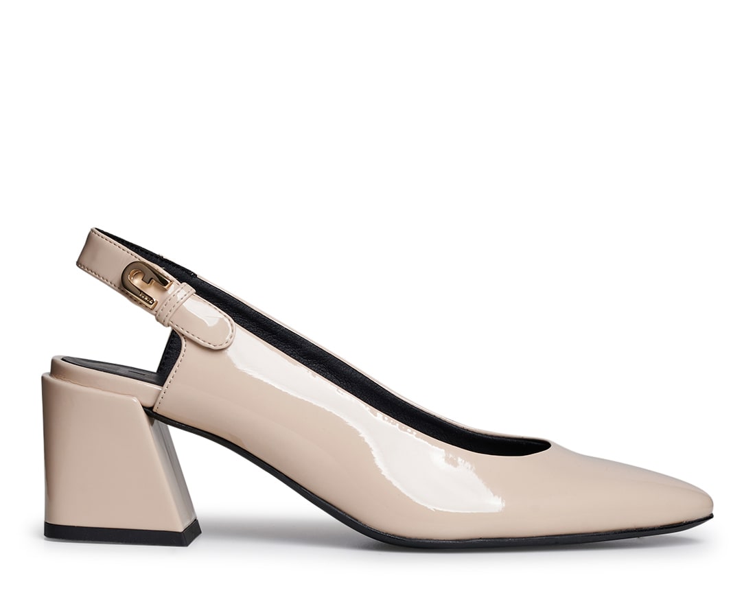 Бежевые кожаные туфли - Image 1 of 5