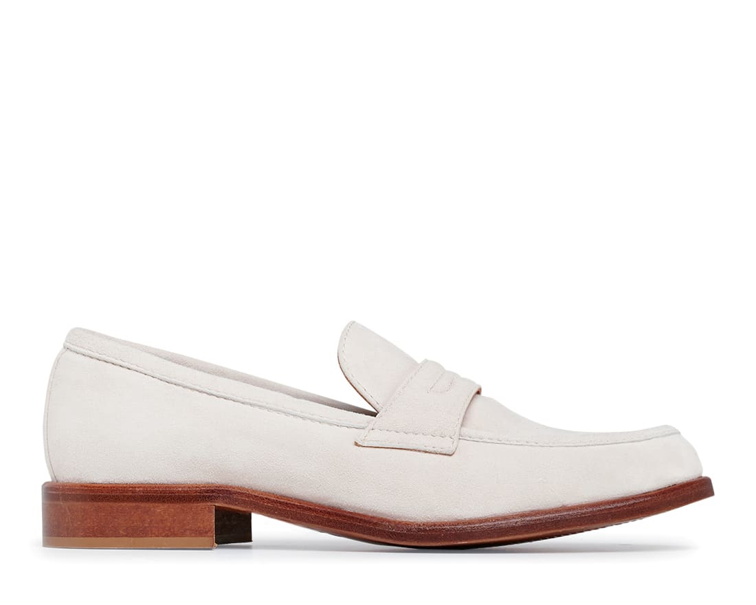 Белые замшевые лоферы - Image 1 of 5