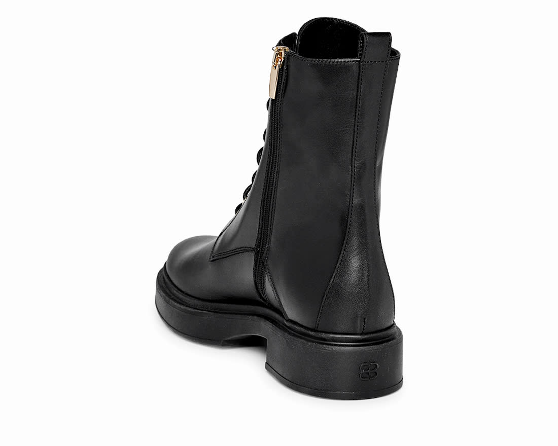 Зимние черные кожаные ботинки - Image 3 of 4