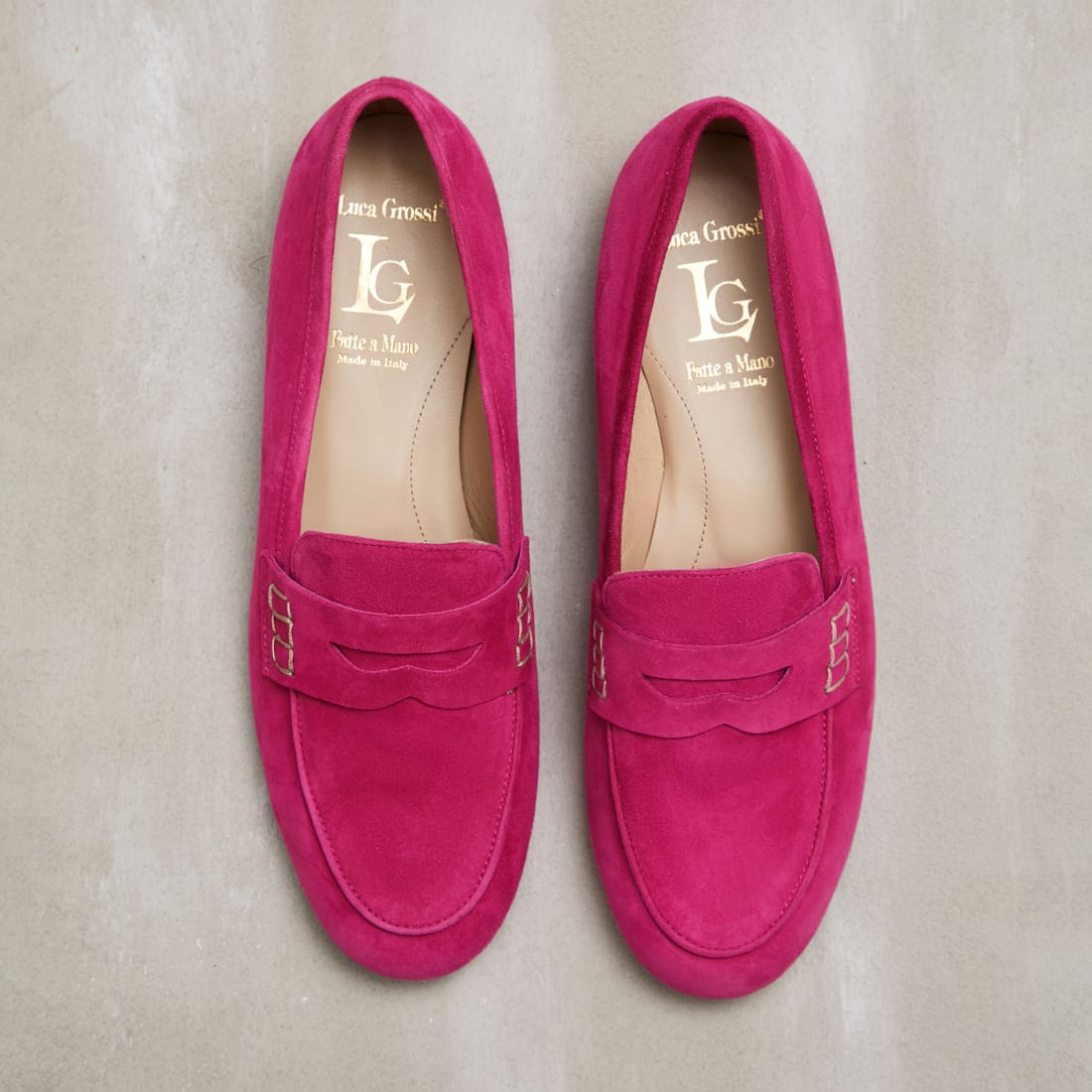 Розовые замшевые лоферы - Image 2 of 4