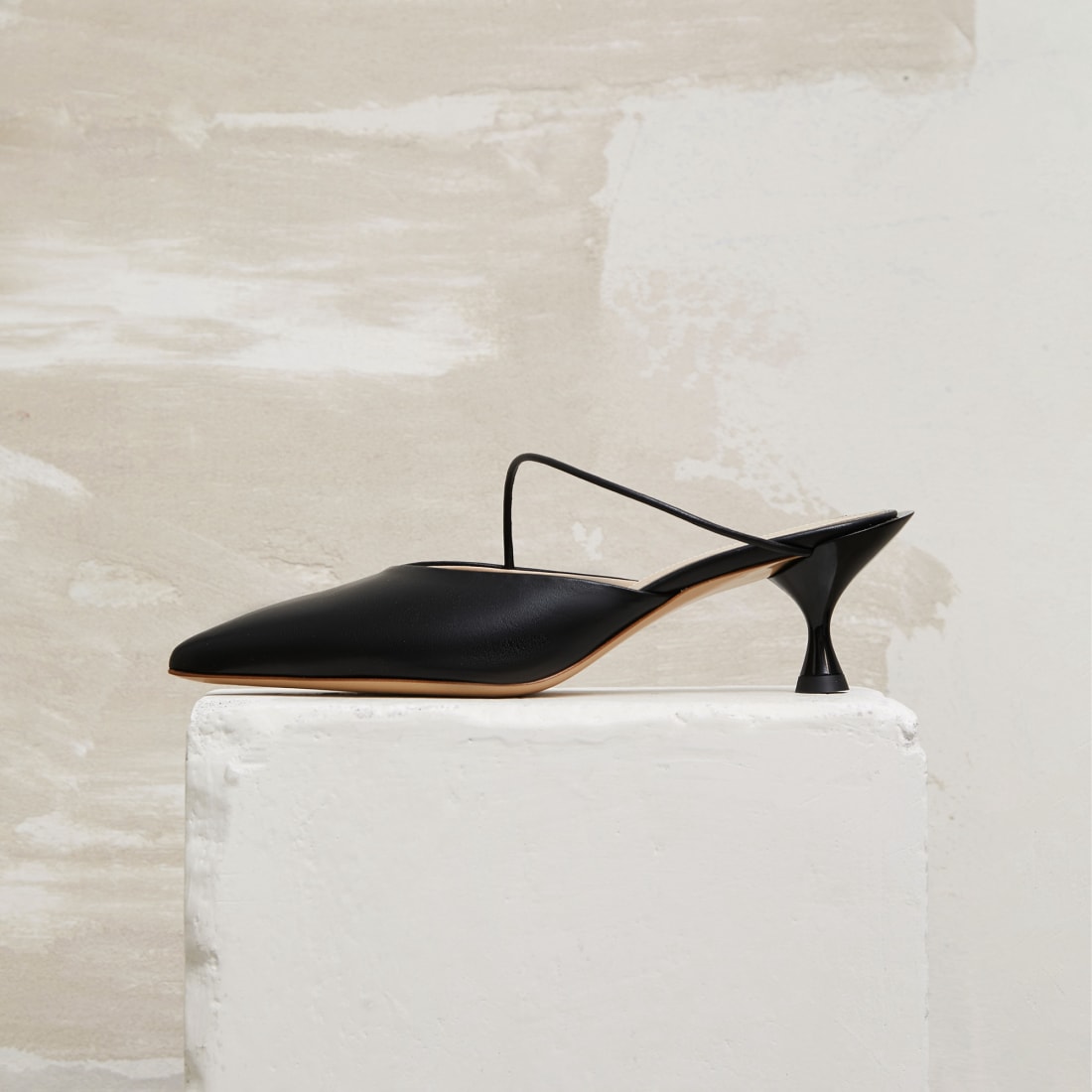 Черные кожаные туфли - Image 1 of 3