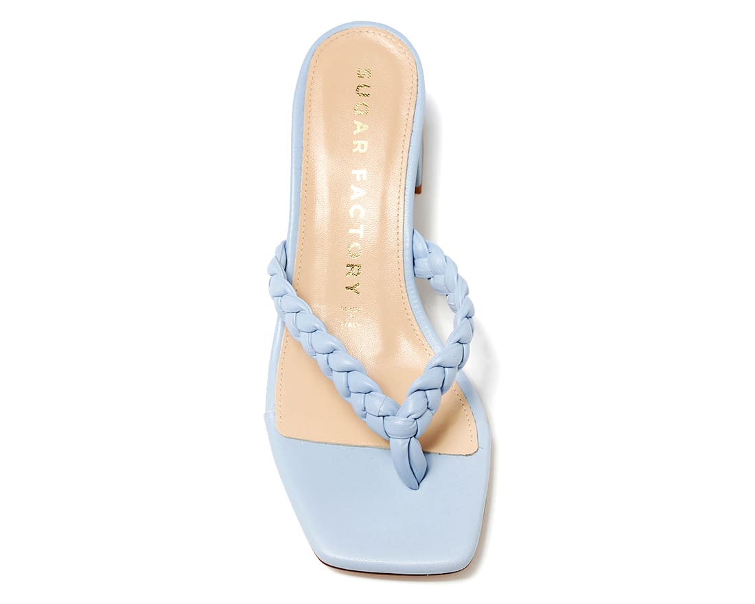 Голубые кожаные мюли - Image 4 of 5