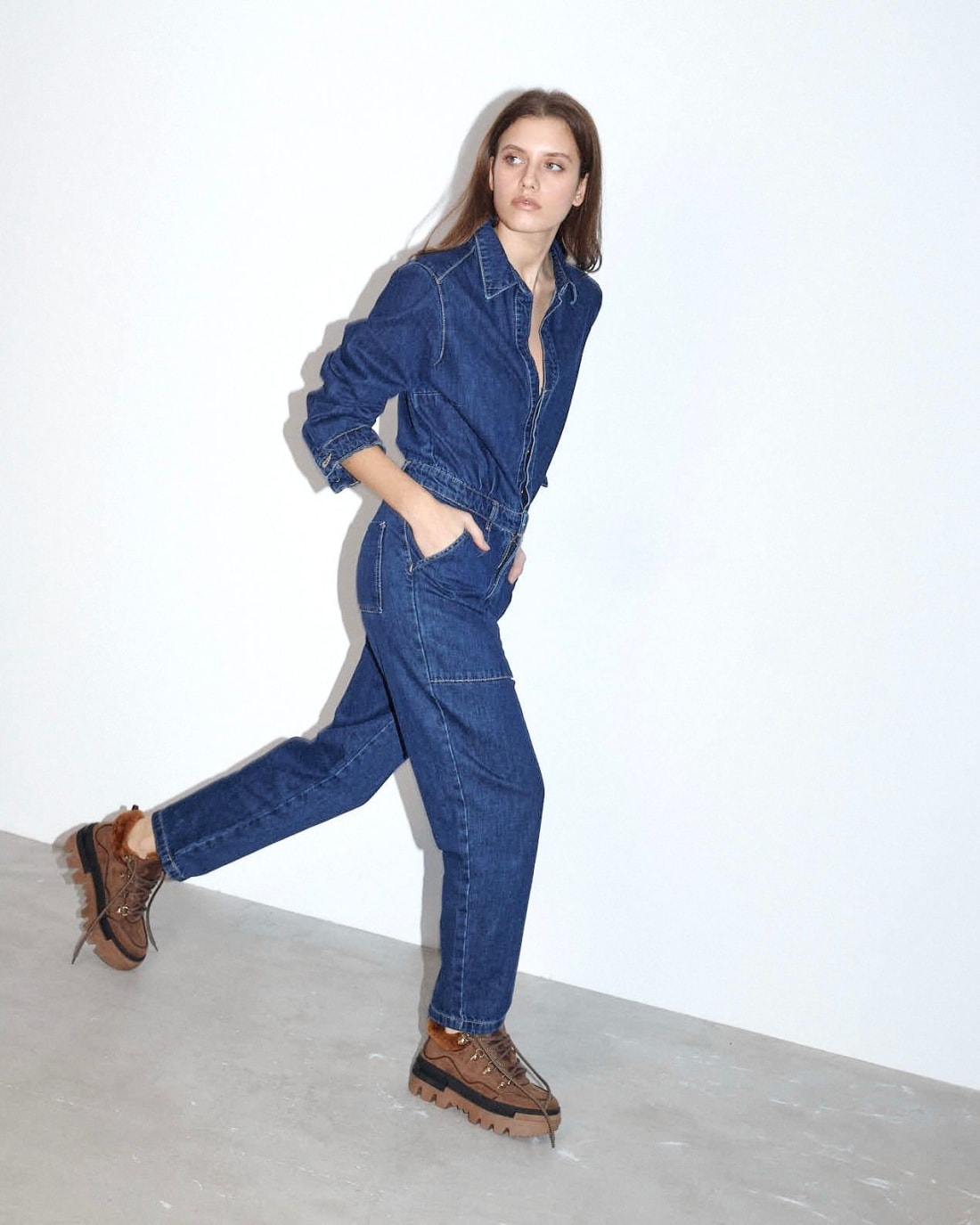 Зимние коричневые ботинки - Image 1 of 5