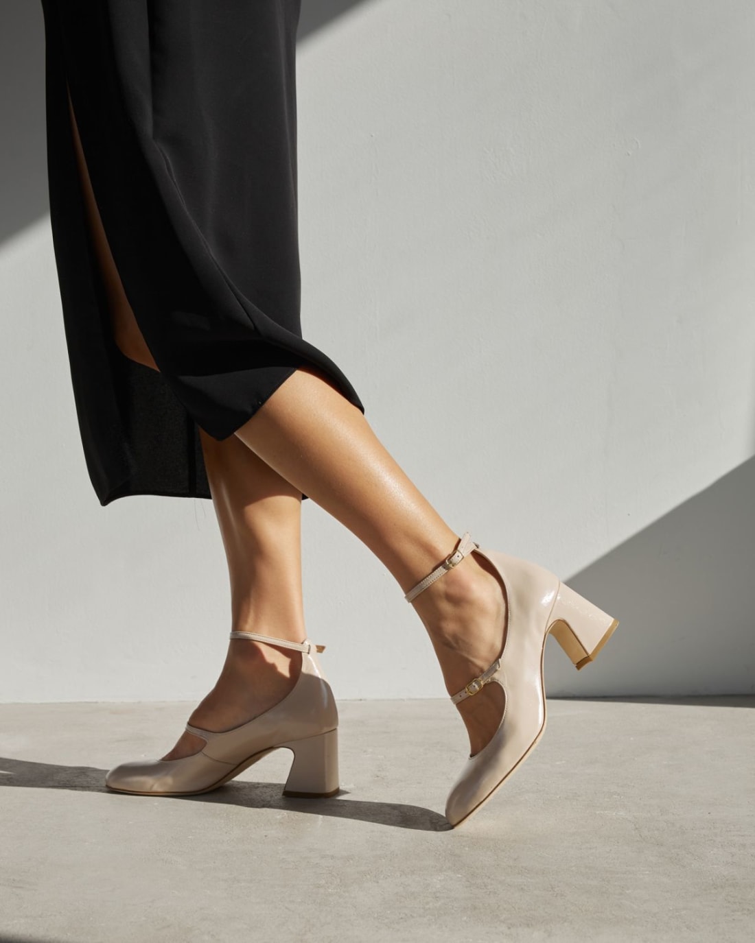 Светло-бежевые кожаные туфли - Image 6 of 6