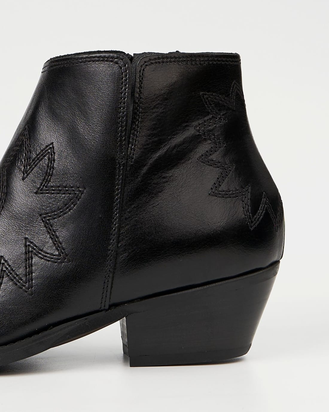 Черные кожаные казаки - Image 4 of 6