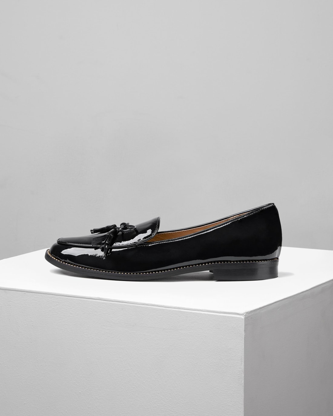 Черные кожаные лоферы - Image 1 of 4