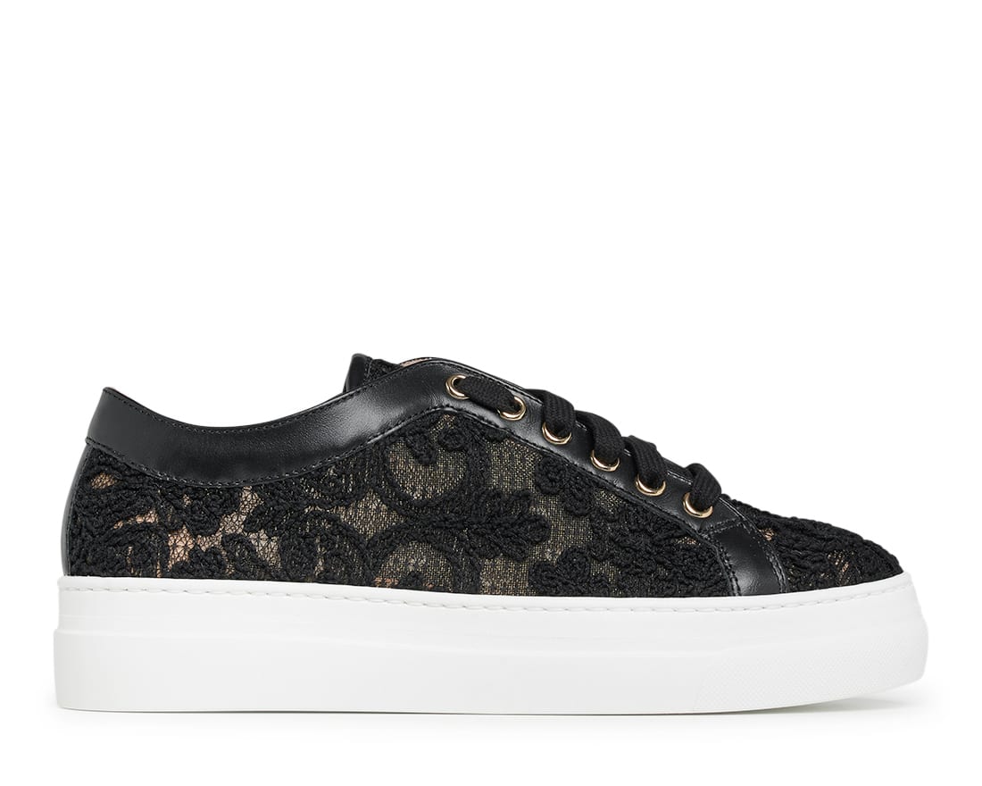 Черные текстильные кеды - Image 1 of 5