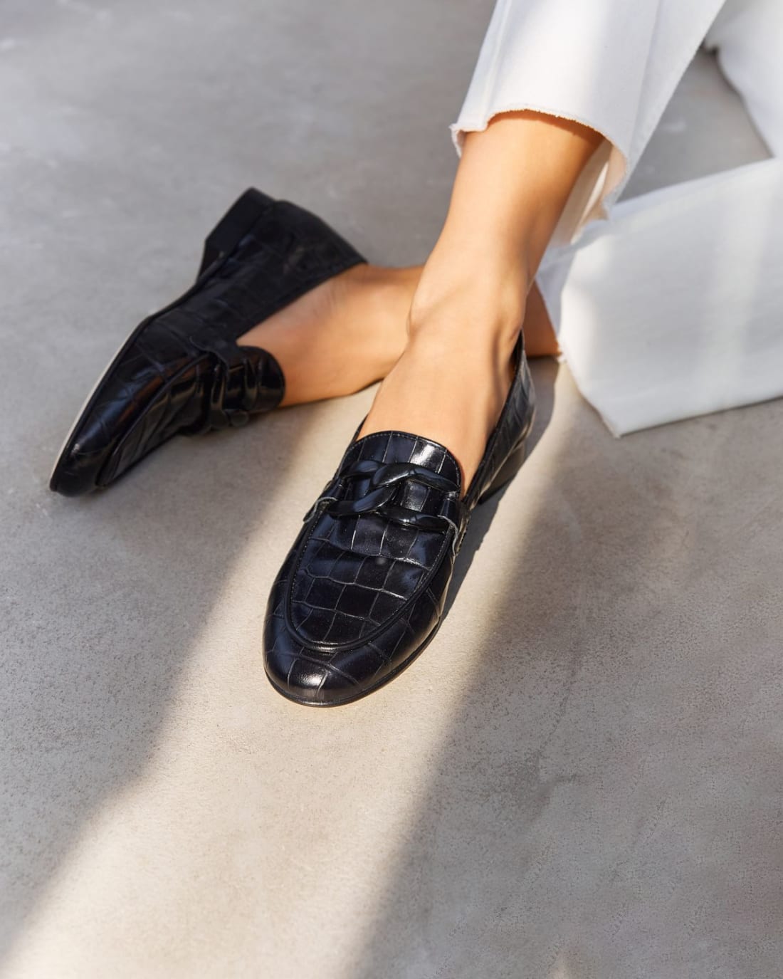 Черные кожаные лоферы - Image 5 of 6