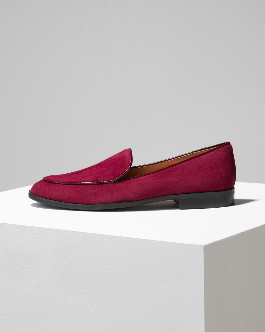 Бордовые замшевые лоферы - Image 1 of 4