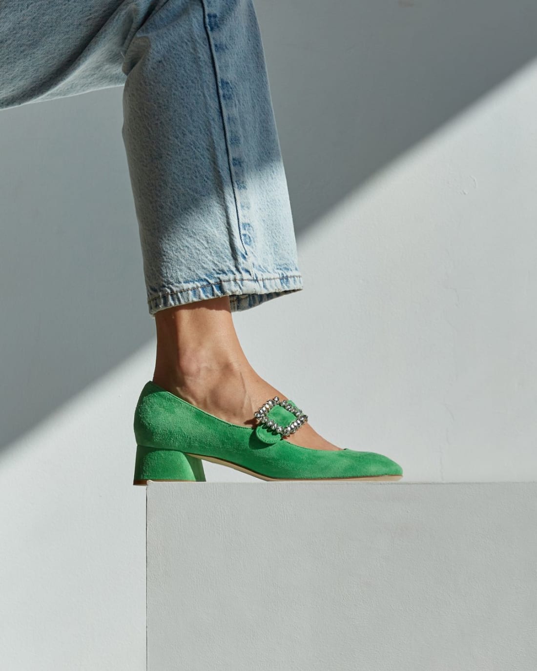Зеленые замшевые туфли - Image 5 of 7