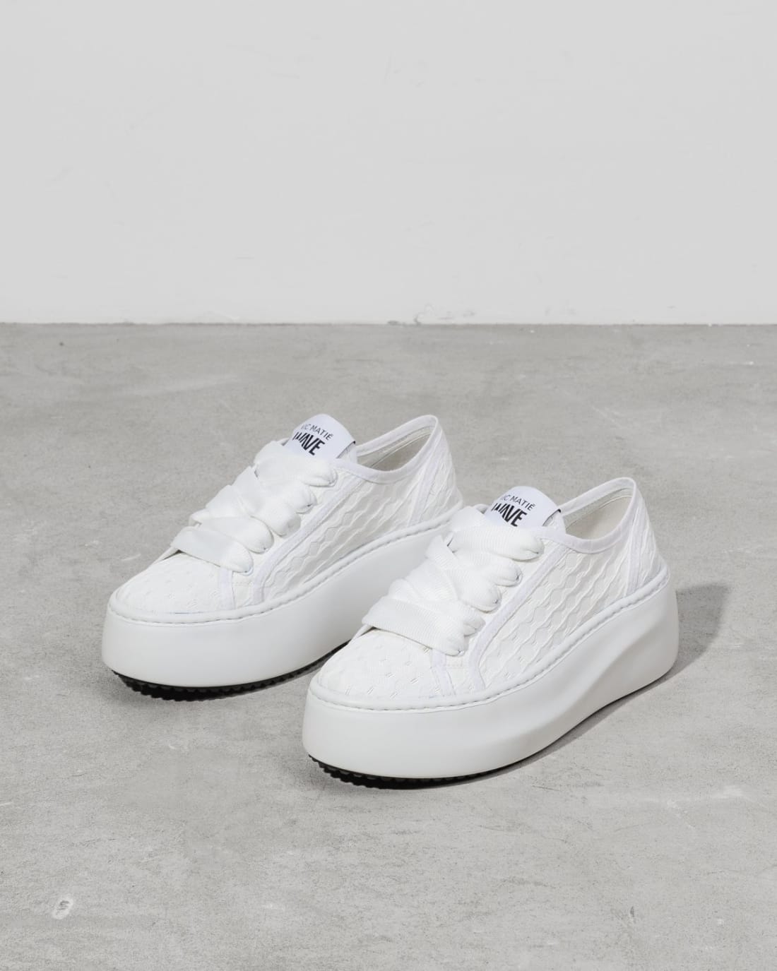 Белые текстильные кеды - Image 3 of 4