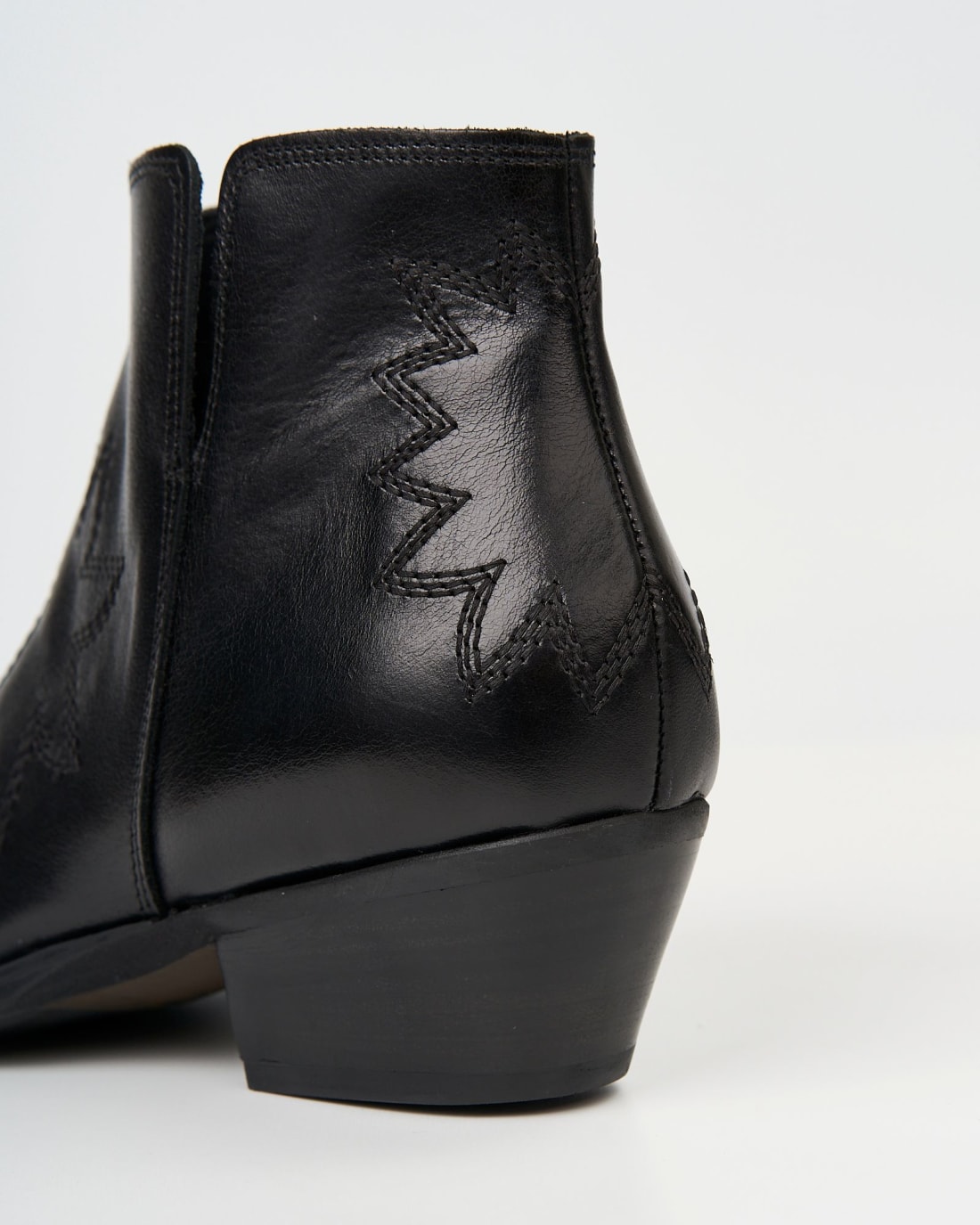 Черные кожаные казаки - Image 5 of 6