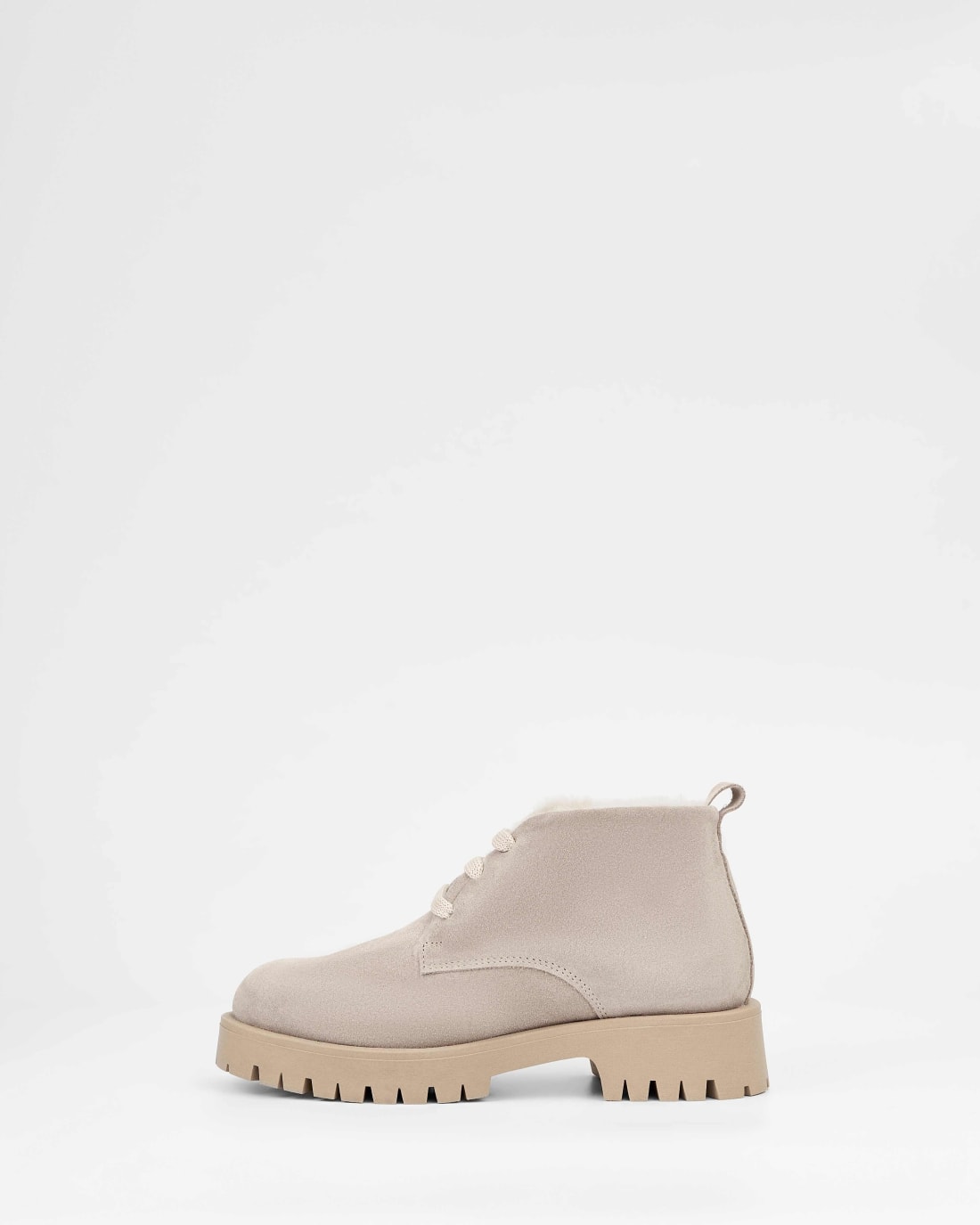 Бежевые замшевые ботинки - Image 2 of 6