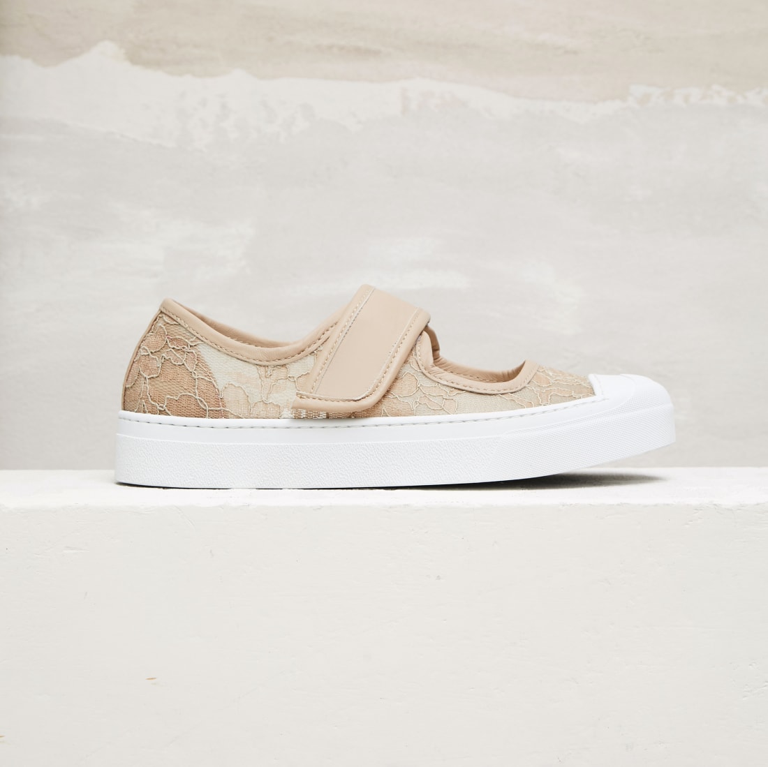 Бежевые текстильные кеды - Image 1 of 5