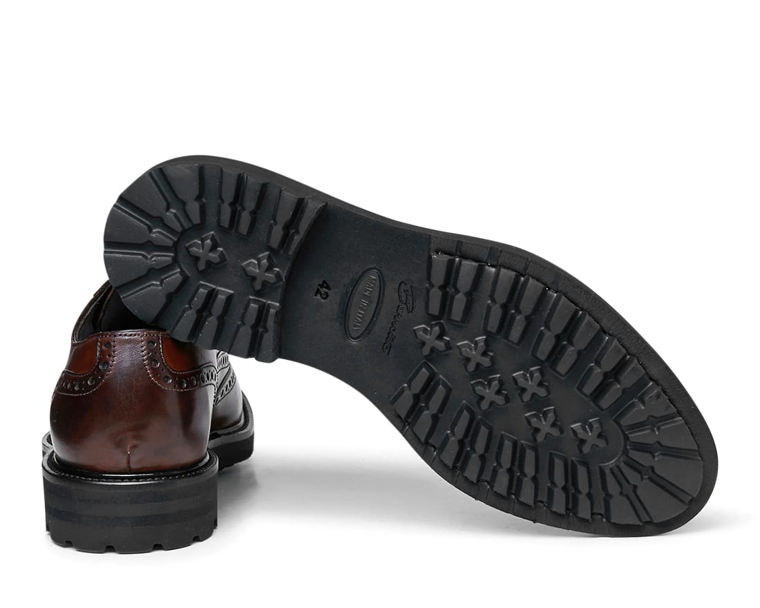 Коричневые кожаные оксфорды - Image 4 of 4