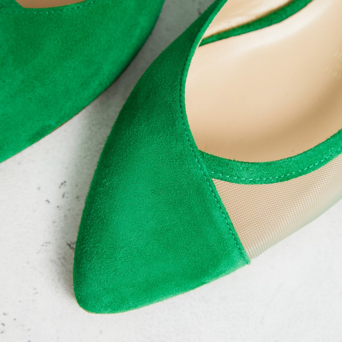 Зеленые замшевые балетки - Image 3 of 5