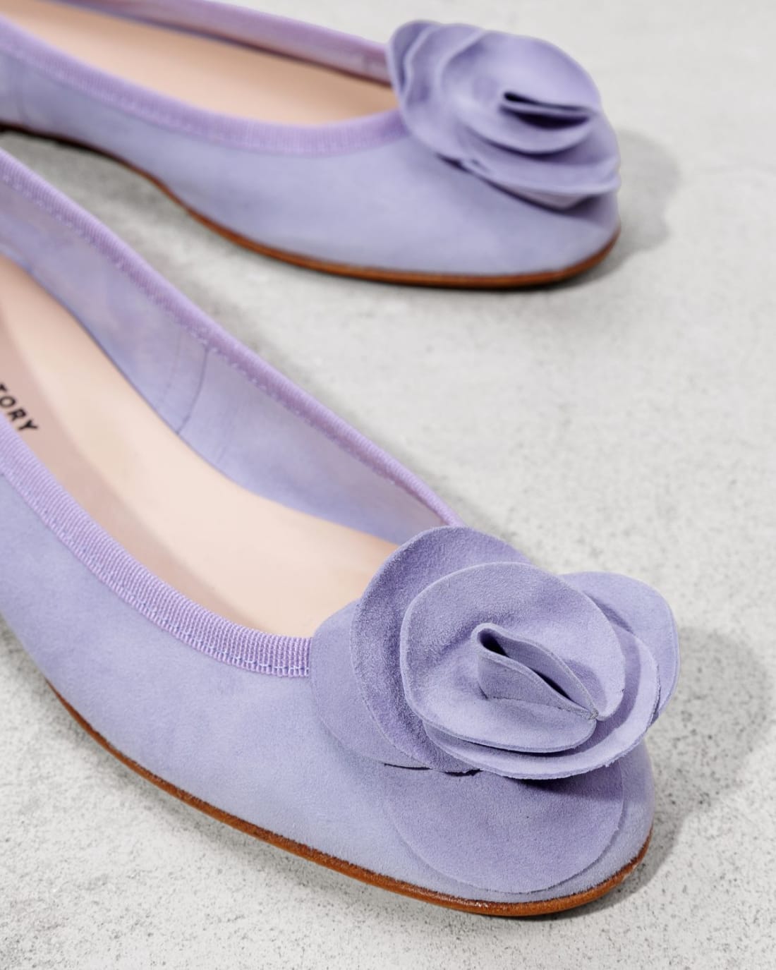 Сиреневые замшевые балетки - Image 4 of 4