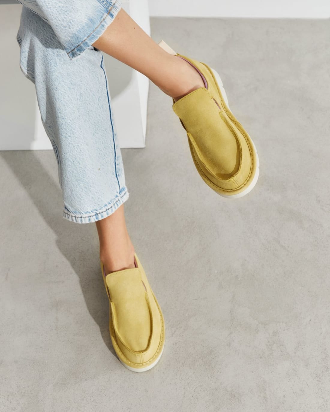 Желтые замшевые мокасины - Image 6 of 6
