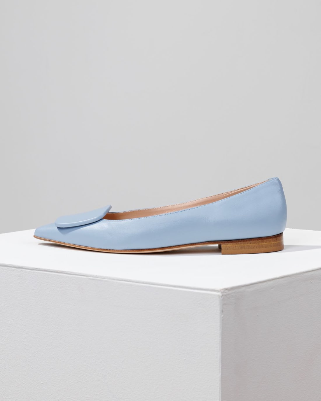 Голубые кожаные туфли - Image 1 of 7