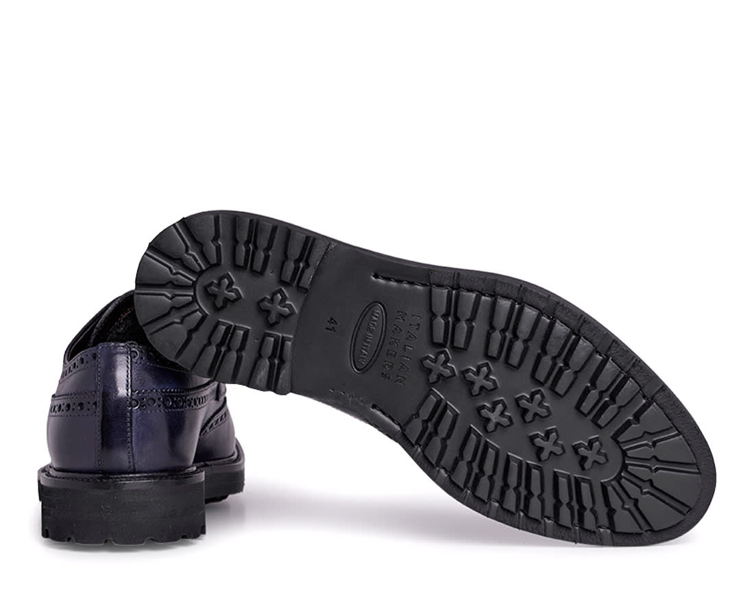 Мужские утепленные синие дерби - Image 4 of 4