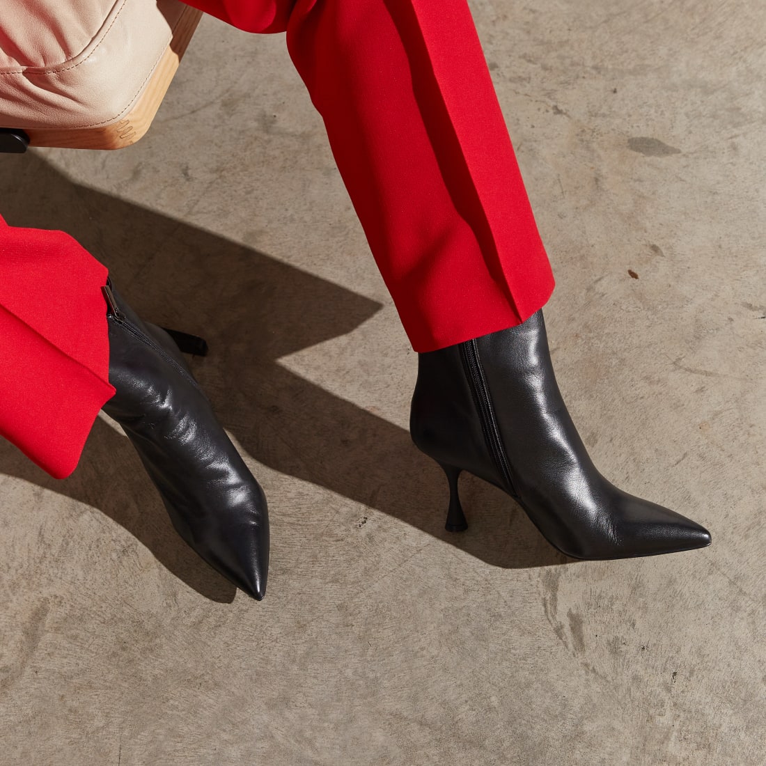 Черные кожаные ботильоны - Image 5 of 5