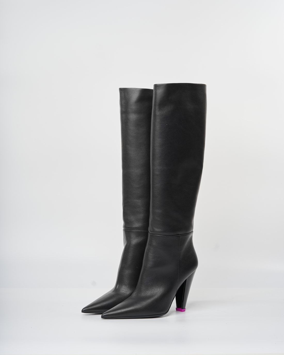 Черные кожаные сапоги - Image 2 of 5