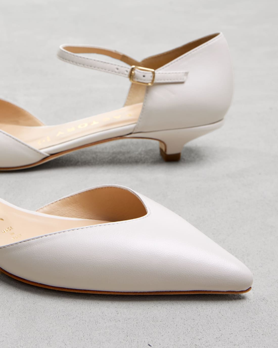Белые кожаные туфли - Image 4 of 6