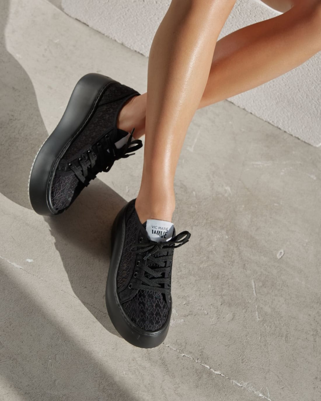 Черные текстильные кеды - Image 5 of 6