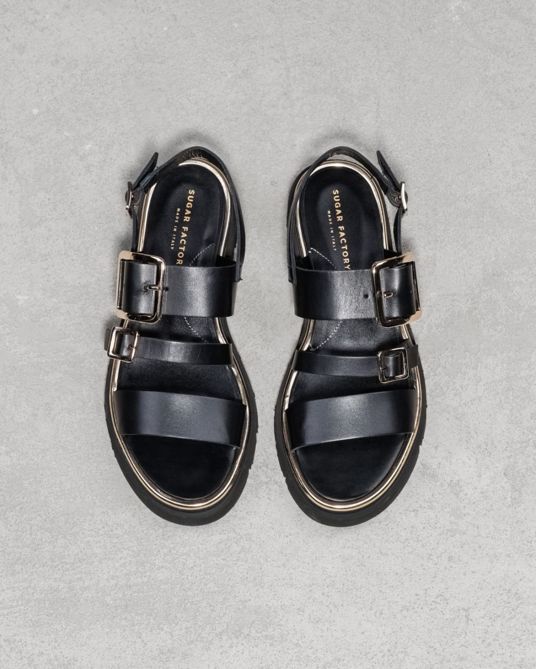 Черные кожаные сандалии - Image 2 of 6