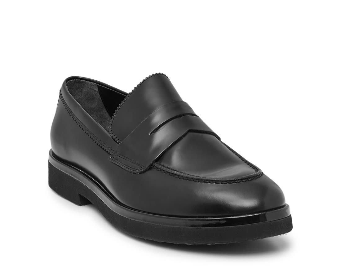 Чёрные кожаные лоферы - Image 2 of 4