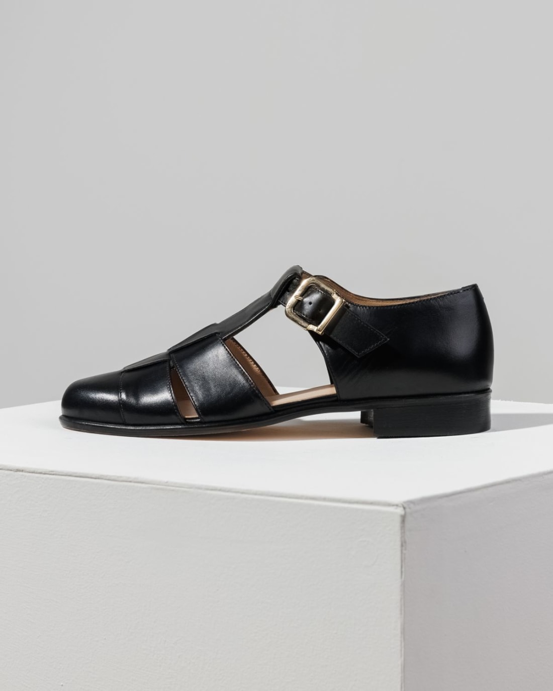 Черные кожаные туфли - Image 1 of 6