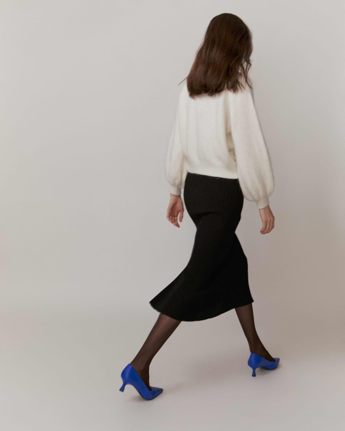 Синие кожаные туфли - Image 1 of 6