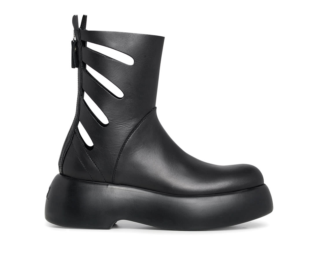 Черные кожаные ботинки - Main image