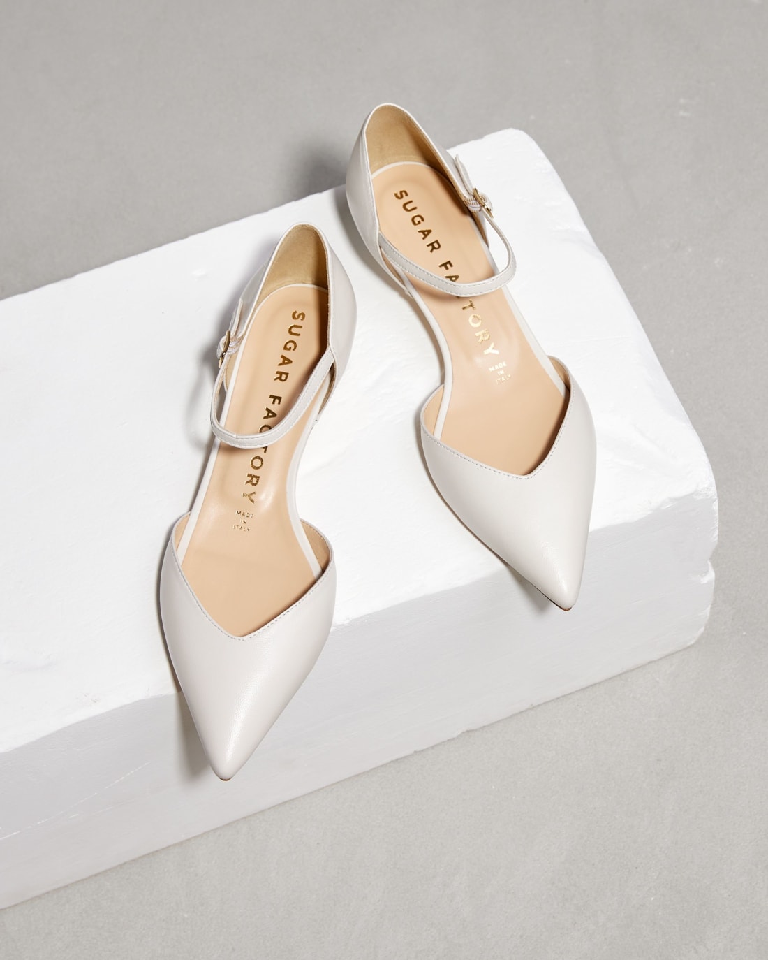 Белые кожаные туфли - Image 2 of 6