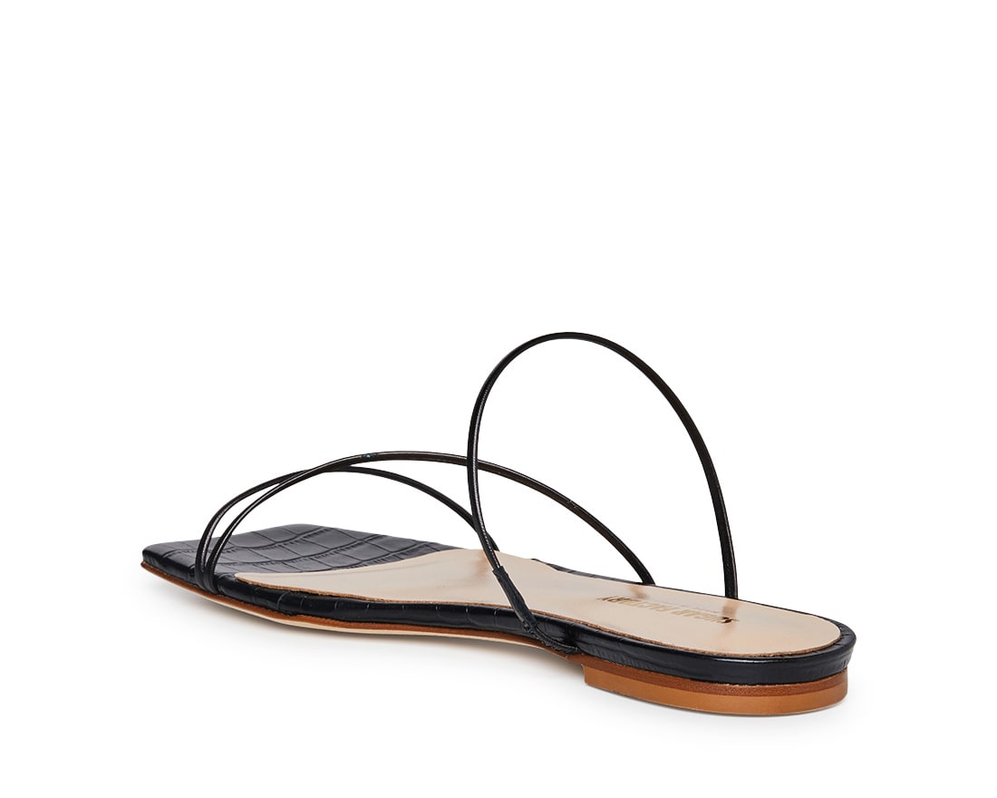 Черные кожаные сандалии - Image 3 of 4