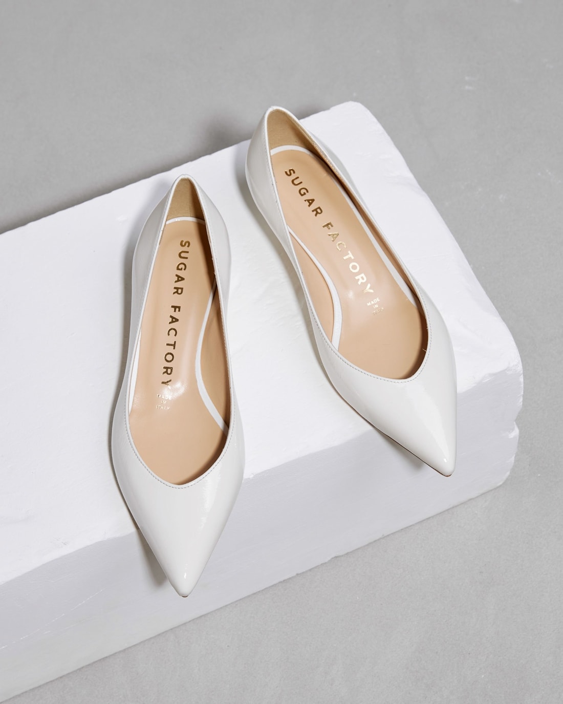 Белые кожаные туфли - Image 2 of 6