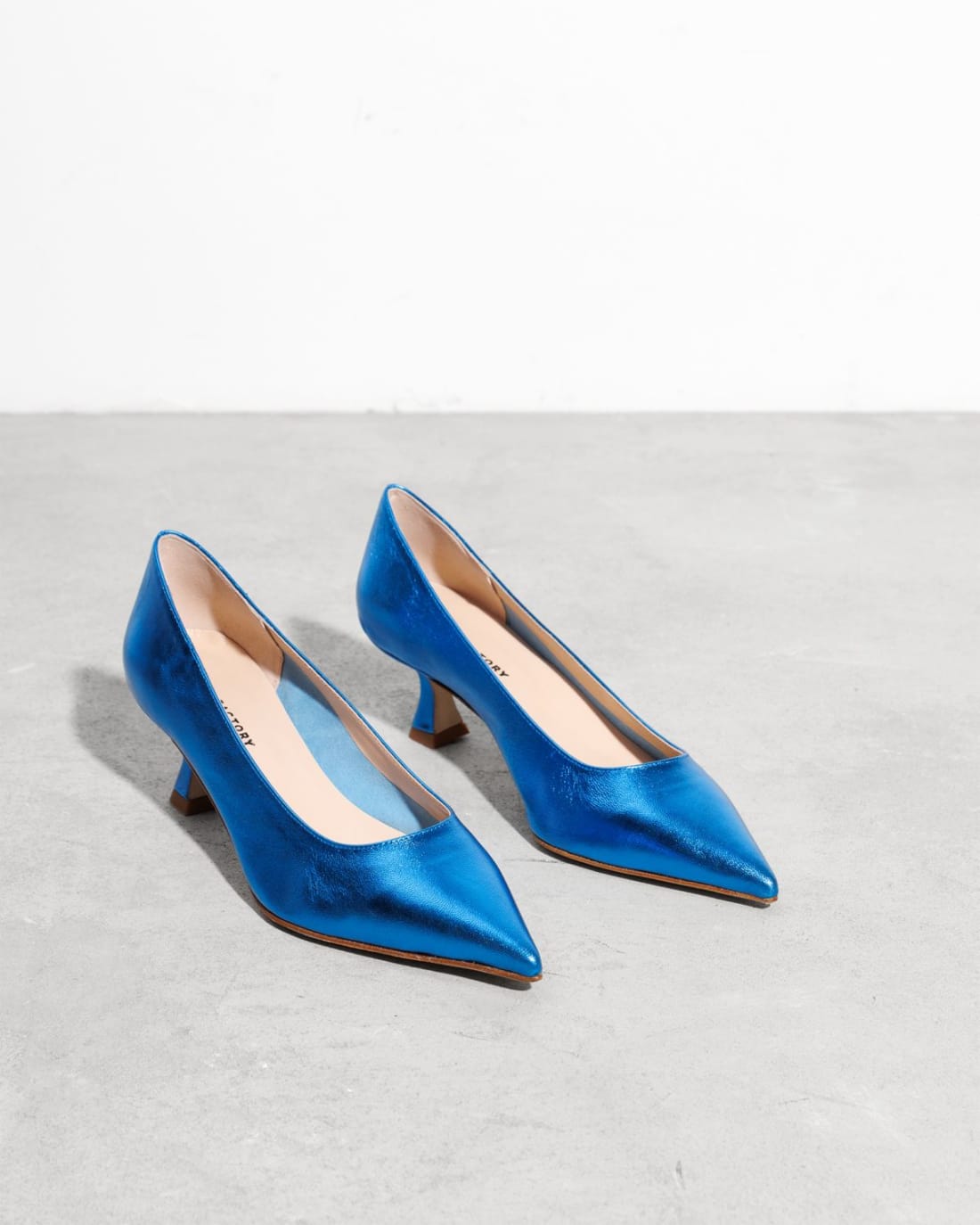 Синие кожаные туфли - Image 3 of 4