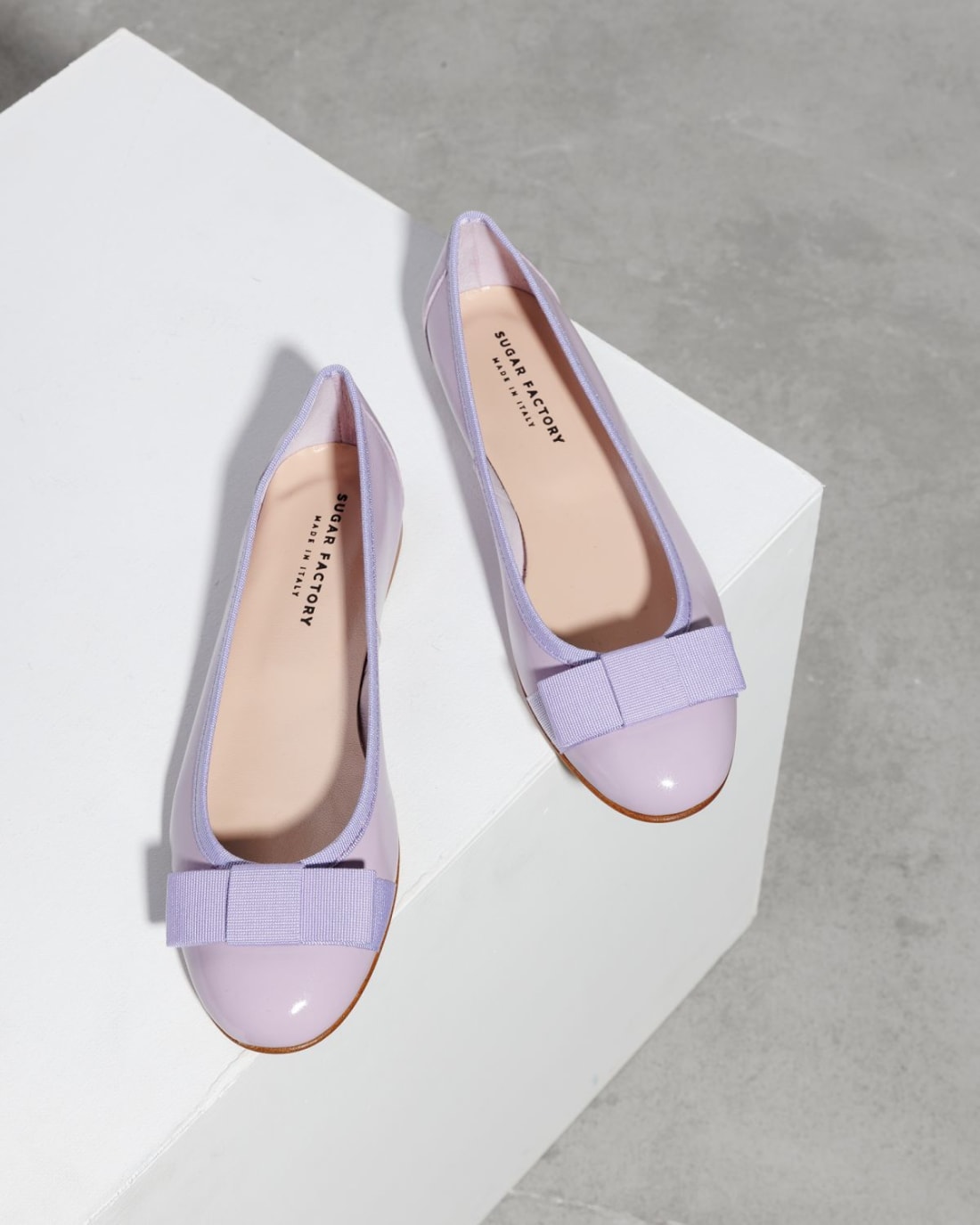 Лиловые кожаные балетки - Image 2 of 4