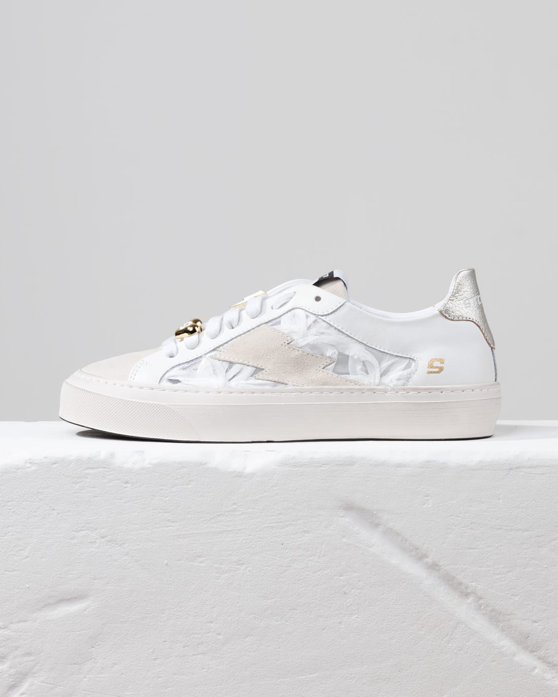 Белые кожаные кеды - Image 1 of 6