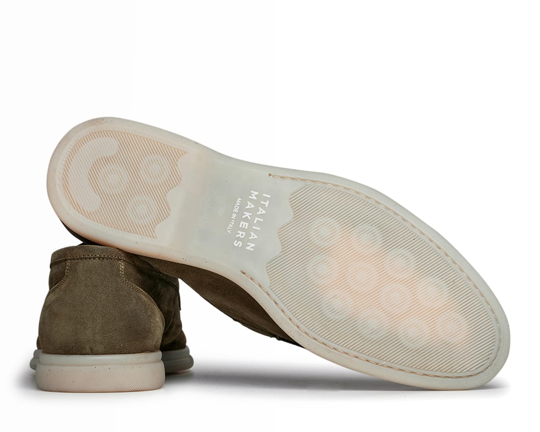 Мужские зеленые замшевые лоферы - Image 4 of 4